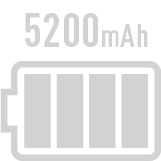 Miliamperes 5200mAh